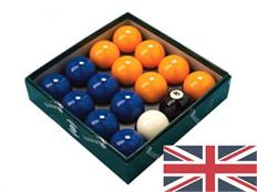 2” Aramith Blues and Yellows Casino “Premier” English Pool Balls