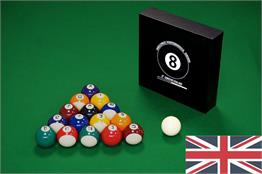 2" Signature Pro Series Spots and Stripes English Pool Balls