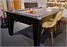 Classic Pool Dining Table - Black Finish - Warehouse Clearance - 2
