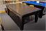 Classic Pool Dining Table - Black Finish - Warehouse Clearance - Dining Top