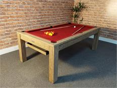 Signature Chester Silver Mist Pool Dining Table: 7ft - Warehouse Clearance