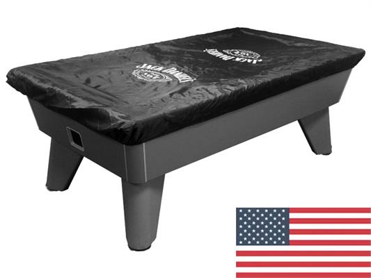 Jack Daniel's Elasticated Black Plastic American Pool Table Cover: 8ft