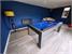 Signature Warwick English Pool Dining Table In Onyx Grey (Royal Blue Cloth) - Installation