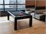 Signature Warwick English Pool Dining Table In Black (Black Cloth) - Commercial Installation
