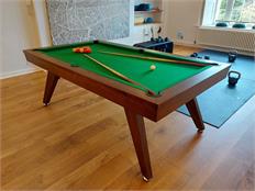 Signature Sexton Solid Walnut Pool Dining Table: 7ft - Warehouse Clearance