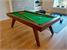 Signature Sexton Pool Dining Table - Walnut Finish - Warehouse Clearance