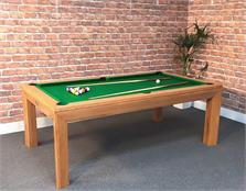 Signature Anderson Solid Oak Finish Pool Table: 7ft - Warehouse Clearance