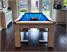 Signature Warwick Pool Dining Table - White Finish - Blue Cloth - 3