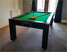Signature Warwick Pool Dining Table - Black Finish, 7ft