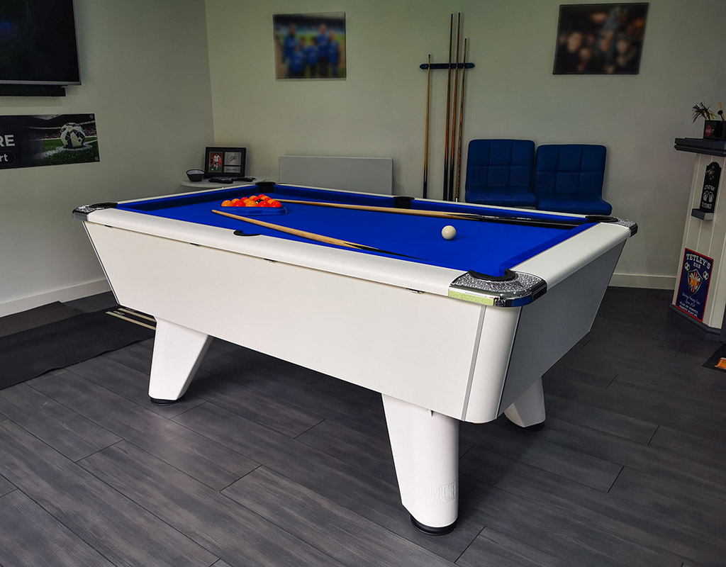 Supreme Winner Pool Table White Pearl 7ft Fast, Free Delivery!