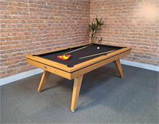 Signature Sexton Solid Oak Pool Dining Table: 7ft - Warehouse Clearance