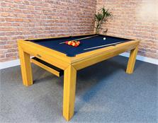 Signature Anderson Solid Oak Finish Pool Table: 7ft - Warehouse Clearance