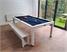 Signature Strickland - White Finish - Navy Blue Cloth - Installation