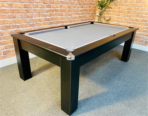 Avant Garde Pool Dining Table: Black Finish, 7ft - Warehouse Clearance ...