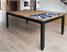 Aramith Fusion Pool Dining Table - Black & Vintage Finish - 1