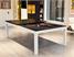 Aramith Fusion Pool Dining Table - White & Black Finish - 3