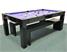 Billiards Monfort Lewis Pool Dining Table - High Gloss Black Finish - Purple Cloth