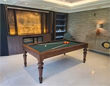 Signature Norton Pool Dining Table in Walnut: 7ft