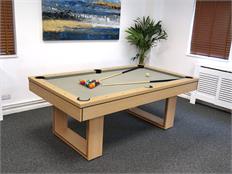 Signature Burton Pool Dining & Table Tennis Top: 6ft, 7ft - Oak