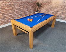 Signature Anderson Solid Oak Finish Pool Table: 7ft - Warehouse Clearance