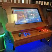 ArcadePro Triton 3442 Coffee Table Arcade Machine - Oak Finish: Warehouse Clearance
