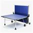 Cornilleau Sport 300 Table Tennis Table - Blue Finish - Half Folded