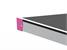 Butterfly Park Outdoor Table Tennis Table - Grey Finish - Pink Corner Caps