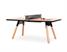 RS Barcelona You & Me Table Tennis Table - Oak & Black Finish - Small Size