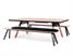 RS Barcelona You & Me Table Tennis Table - Oak & Black Finish - Dining