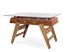 RS Barcelona RS3 Wood Dining Football Table - Terracotta Finish - Rectangle Top