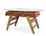 RS Barcelona RS3 Wood Dining Football Table - Terracotta Finish - Oval Top