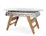 RS Barcelona RS3 Wood Dining Football Table - Inox Finish - Oval Top