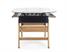 RS Barcelona RS3 Wood Dining Football Table - Black Finish - Oval Top - End