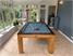 Signature Anderson Pool Dining Table - Oak & Walnut Finish - Installation - 3