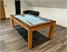 Signature Anderson Pool Dining Table - Oak & Walnut Finish - Installation - 2