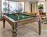 Signature Norton Pool Table - Walnut Finish - Ranger Green Cloth - Picture courtesy of MSA Creative