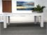 Signature Chester Pool Dining Table - White Finish - Low Angle - Side View