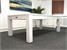 Signature Chester Pool Dining Table - White Finish - Low Angle