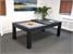 Signature Chester Pool Dining Table - Black Finish - One Dining Top