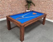Signature Chester Walnut Pool Dining Table: 7ft - Warehouse Clearance