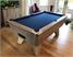 Supreme Winner Pool Table - Driftwood Finish - Navy Blue Cloth - Installation