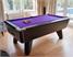 Supreme Winner Pool Table - Fusion Finish - Purple Cloth - Installation