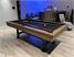 Signature Marshall Pool Dining Table - Silver Mist Finish - Black Cloth