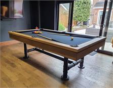 Signature Marshall Silver Mist Pool Dining Table - 7ft