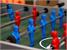 Total Foosball Olympico Folding Football Table - Players