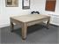 Signature Hayworth 4-In-1 Games Table in Grey Oak - Dining Top