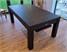 Signature Chester Pool Dining Table - Black Finish - Silver Cloth - 3