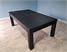 Signature Chester Pool Dining Table - Black Finish - Slate Cloth - 2