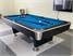 Signature Jefferson American Pool Table - Black Finish - Blue Cloth