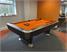 Signature Jefferson American Pool Table - Black Finish - Orange Cloth